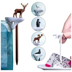 Набор шпажек-маркеров для бокалов cool animal Qualy