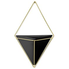 Декор для стен trigg большой черный-латунь Umbra