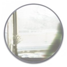 Зеркало настенное hub d94 см серое Umbra