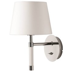 Лампа настенная venice, белая, хром Frandsen