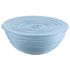 Миска с крышкой tierra 25 см голубая Guzzini