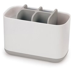 Органайзер для зубных щеток easystore большой белый-серый Joseph Joseph