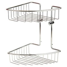 Полка металлическая угловая двойная Veragio BASKET VR.GFT-9034.CR