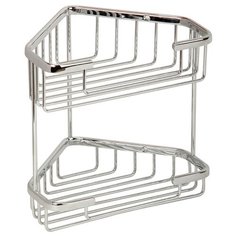 Полка металлическая угловая двойная Veragio BASKET VR.GFT-9053.CR