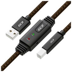 GCR кабель шнур USB 2.0 соединительный интерфейсный High Speed для принтера сканер МФУ оргтехники HDD BM 7.5м