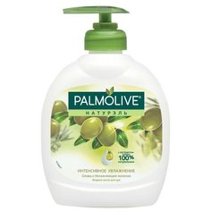 Мыло жидкое PALMOLIVE 300мл Олива+увлажняющее молочко с дозатором