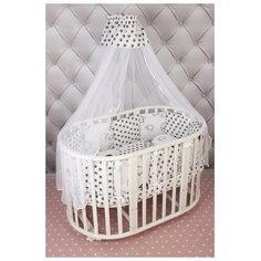 Amarobaby бортик Home Elite (12 предметов) белый