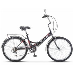 Велосипед Складной STELS Велосипед Складной Stels Pilot 750 24" Z010 2018 (16, Серый)