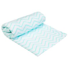 Многоразовые пеленки Amarobaby Soft Hugs 95х85 зигзаг мятный