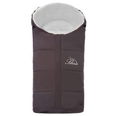 Конверт-мешок Nuovita Siberia Bianco меховой 90 см шоколад