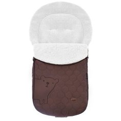 Конверт-мешок Nuovita Polare Bianco меховой 90 см шоколад