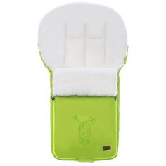 Конверт-мешок Nuovita Islanda Bianco меховой 90 см салатовый