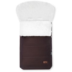 Конверт-мешок Nuovita Alpino Bianco меховой 85 см cioccolata/шоколад