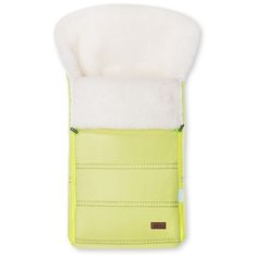 Конверт-мешок Nuovita Alpino Bianco меховой 85 см verde chiaro/салатовый