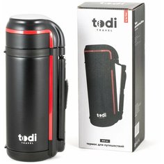 Термос из нержавеющей стали, шир. горловина TODI Travel 800мл (700-220)