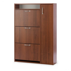 Обувница Vental ШК-3 , размер (ШхГ): 87.4х22.5 см , цвет: орех темный