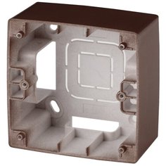 12-6101-13 ЭРА Коробка наклад. монтажа 1 пост, Эра12, бронза (20/200/1600) ERA