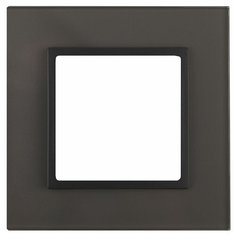 14-5101-32 ЭРА Рамка на 1 пост, стекло, Эра Elegance, серый+антр (10/50/1800) ERA