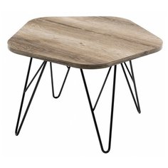 Столик журнальный Woodville Loft, ДхШ: 60 х 60 см, paper