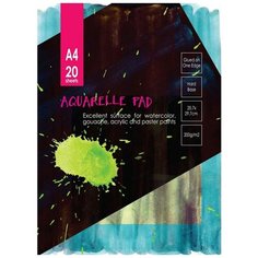 Альбом для акварели Kroyter 20л,А4,склейк,блок гознак,200гр,тв.подлож,05664 2 штуки Кройтер