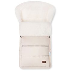 Конверт-мешок Nuovita Alpino Bianco меховой 85 см crema/кремовый