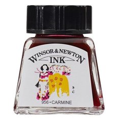 Winsor & Newton Тушь художественная, 14 мл карминный