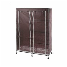 HOMSU Тканевый шкаф для одежды 120х50х175 см коричневый