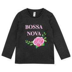 Лонгслив Bossa Nova, размер 128, черный