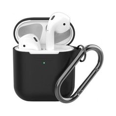 Deppa Чехол Deppa 47014 для AirPods чёрный