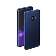 Deppa Чехол Deppa Чехол Case Silk для Samsung Galaxy S9, синий металлик, Deppa