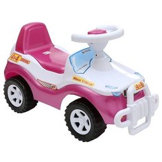 Каталка 105 Машина розовая для катания детей, вес ребенка до 30 кг ОРИОН Orion Toys