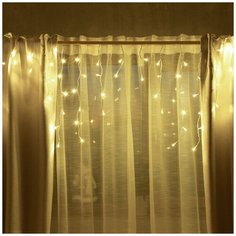 Гирлянда Vegas Бахрома 55112/13/14 (200 х 60 см), 48 ламп, теплый белый/прозрачный провод