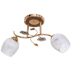 ЭкономСвет Люстра ЭкономСвет "1425YXx2". Золото+коричневый