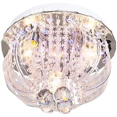 ЭкономСвет Люстра ЭкономСвет "0513x3" с подсветкой. Хром