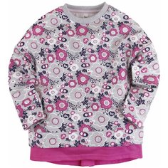 Свитшот Bossa Nova размер 104, сиреневые цветы