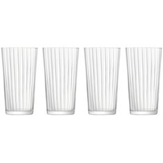 LSA Набор стаканов Gio Line juice glass large 4 шт. 320 мл прозрачный