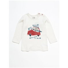 Лонгслив artie, размер 74, бежевый