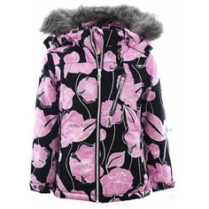 Куртка Kuoma Elma 963199 размер 146, черный/розовый