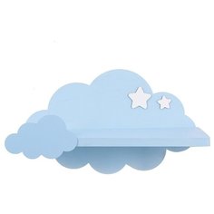Полка для детской Вселенная Порядка Cloud 40х15х25 см, голубой