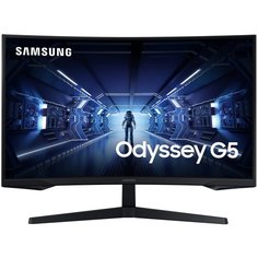 Монитор Samsung Odyssey G5 C32G54TQWI 31.5", черный