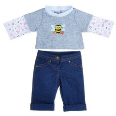 Одежда для куклы 38-43 см Джинсы и джемпер Куклапупс