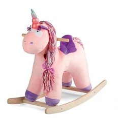 Качалка мягкая Единорог "Эльза"(музыкальный) Тутси