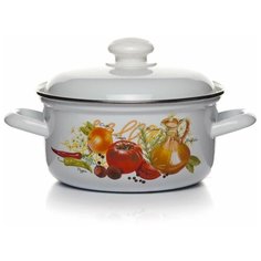 Кастрюля Лысьвенские эмали С-1510АП2/4, 2 л, итальянская кухня