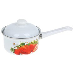 Ковш Лысьвенские эмали С-1607АП/4, 1 л, сочная клубника