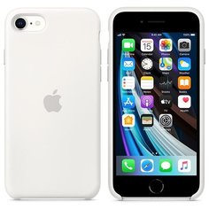 Чехол для Apple iPhone SE (2020) Silicone Case White