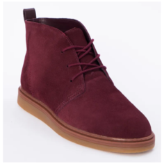 Ботинки дезерты Clarks , размер 37 , бордовый