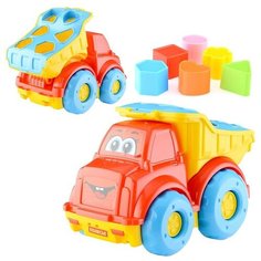 Игрушка развивающая "Автомобиль-самосвал" (в сеточке) Полесье