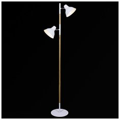 Reluce Торшер Reluce "02080-0.6-02 WTx2". Белый+дерево