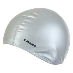 Шапочка для плавания Larsen 3059, эластан, серебро 297006