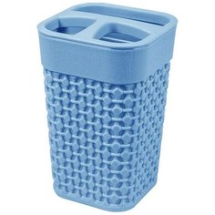 Стакан для зубных щеток OSLO туманно-голубой PT1344ТГ-36 2 шт. Plast Team